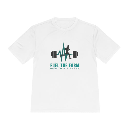 Fitness Tee — "Fuel the Form" Health & Fitness Moisture-Wicking Shirt