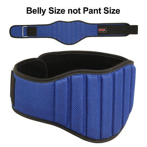 Weight Lifting Belt 8 Inch Wide Lumbar Back Support Gym