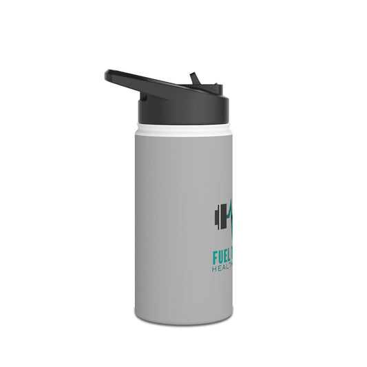 Fitness Logo Stainless Steel Water Bottle — "Fuel The Form"