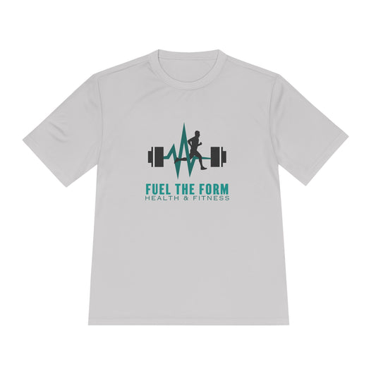 Fitness Tee — "Fuel the Form" Health & Fitness Moisture-Wicking Shirt