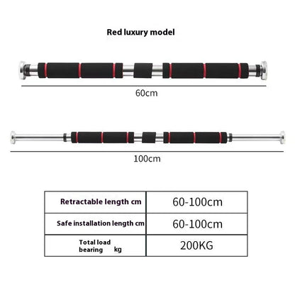 Indoor Punch-free Horizontal Bar On The Door Pull-up Fitness Equipment