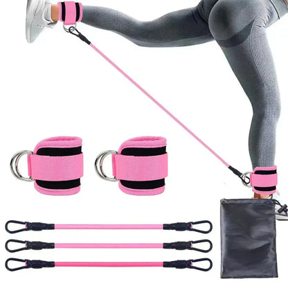 Resistance Bands Ankle Straps Fitness Set