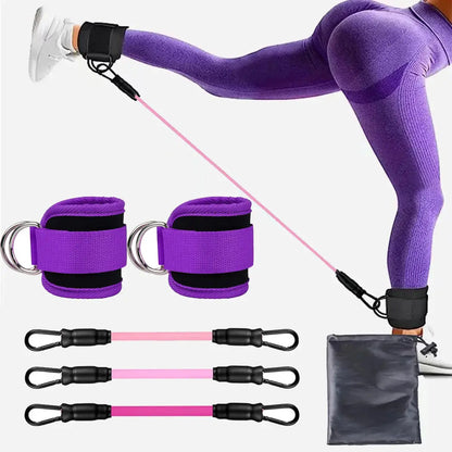 Resistance Bands Ankle Straps Fitness Set