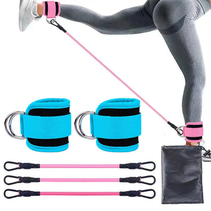 Resistance Bands Ankle Straps Fitness Set