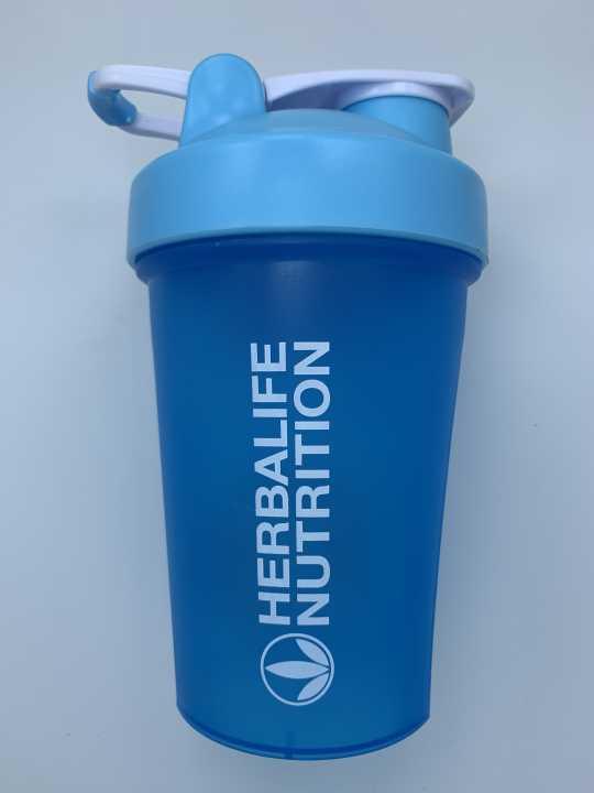 Portable 400ml Shaker Bottle BPA Free with Wire Whisk