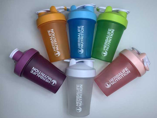 Portable 400ml Shaker Bottle BPA Free with Wire Whisk