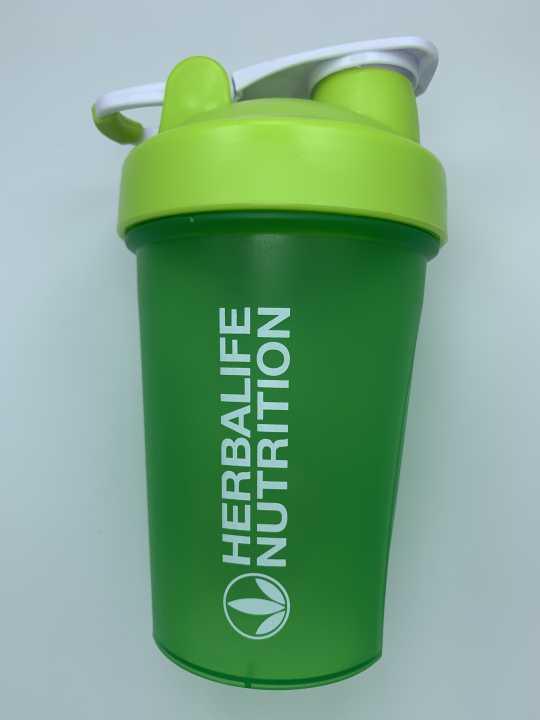 Portable 400ml Shaker Bottle BPA Free with Wire Whisk