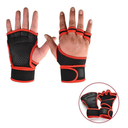 Training Weight Lifting Gloves Fitness Sports Grip Palm Wrist Protection