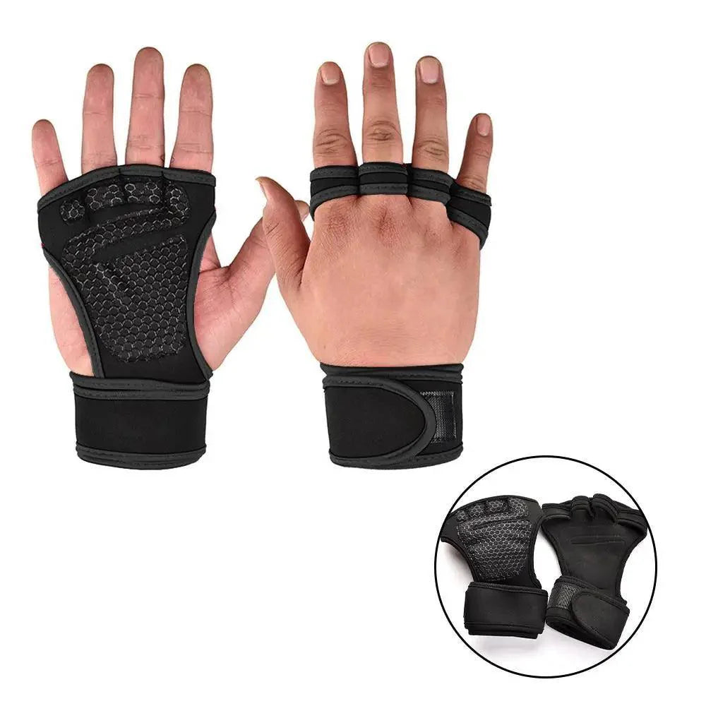 Training Weight Lifting Gloves Fitness Sports Grip Palm Wrist Protection